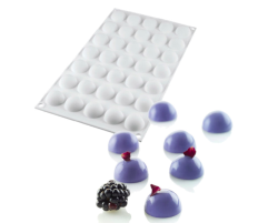 Форма силиконовая SILIKOMART MICRO Полусфера №35 Изображение Форма силиконовая SILIKOMART MICRO Полусфера №35